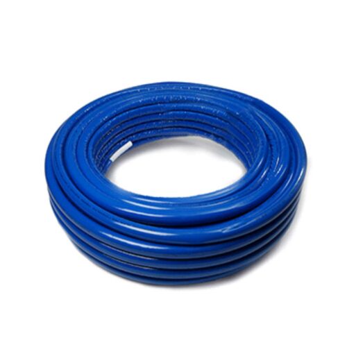 GBLTM200 Plastica Alfa, Тръба за радиатори и лири PEX-AL-PEX ф16х2 в изолация, на рула 100 м, синя - Image 1