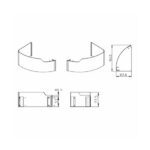 Innova, декоративни крачета, бели LC0157II